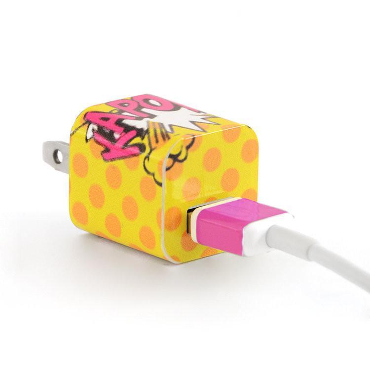 Tech Tattz Accessories Kapow Skins for iPhone Chargers 0720252999388 tween and teen