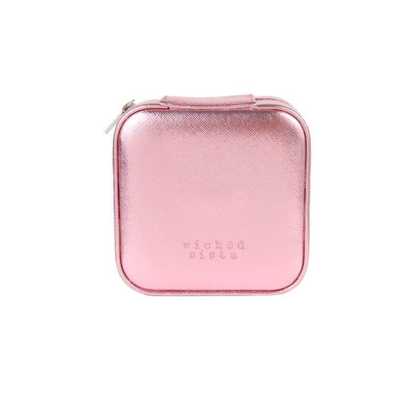 Wicked Sista Metallic Pink Jewellery Box
