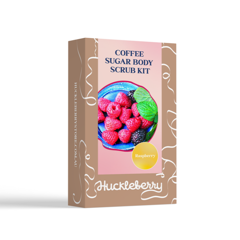 Coffee Sugar Body Scrub Kit by Huckleberry