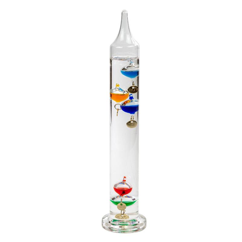 Galileo Thermometer with temperature discs