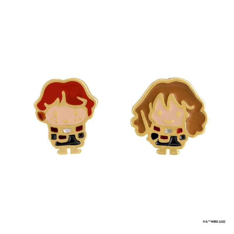Ron and Hermoine Earrings from Short Story