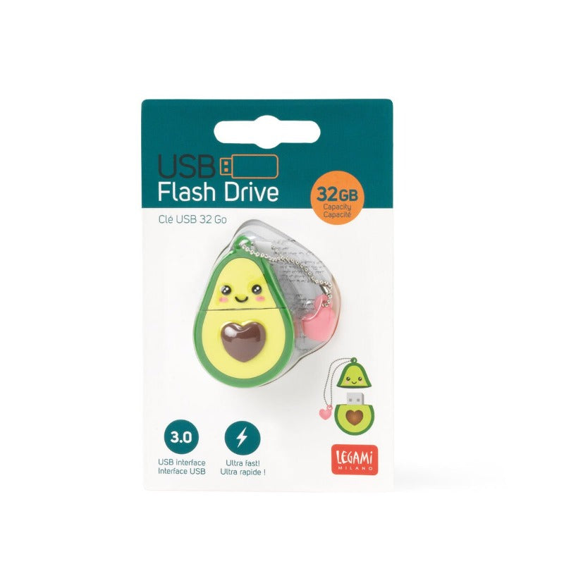 Beige Legami Avocado 32Gb USB Flash Drive Legami