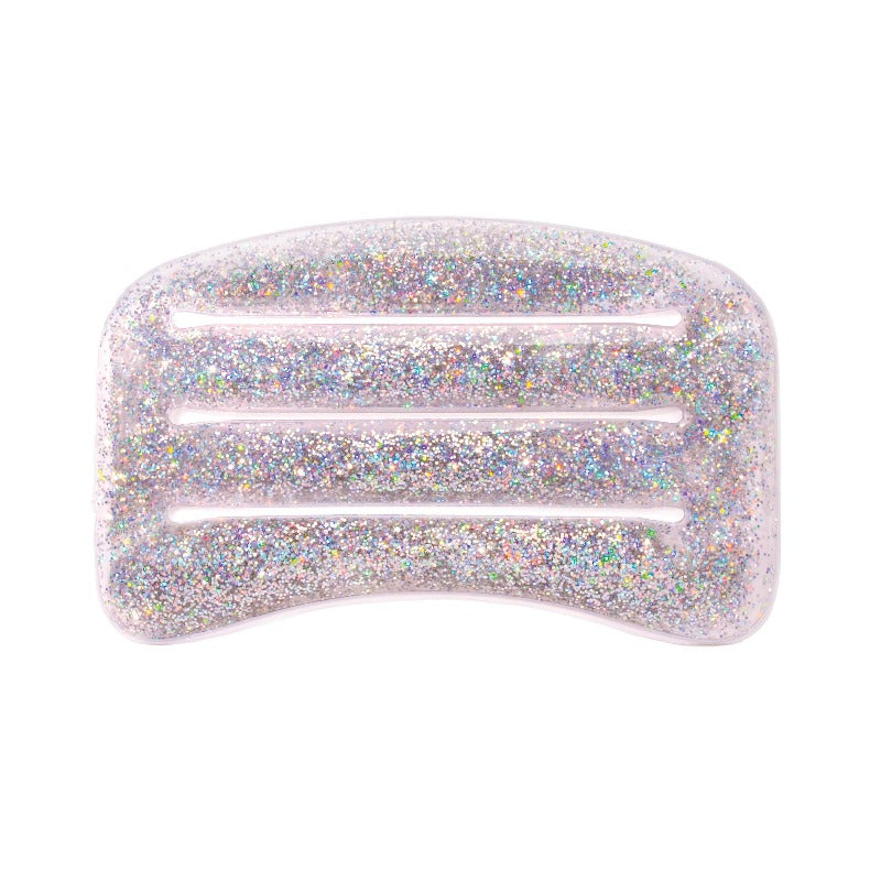 Light Gray Glitter Bath Cushion IS Gifts