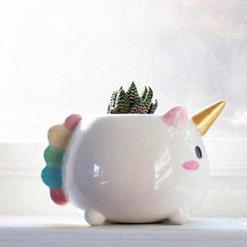 Misty Rose Elodie Unicorn Planter Smoko Now