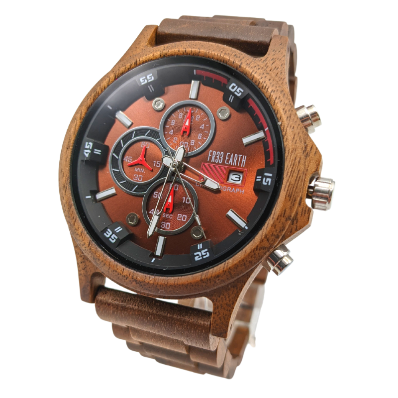 Sienna Wooden Watch - Fry FR33 Earth