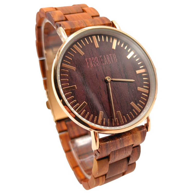 Wooden Watch - Zoidberg FR33 Earth Sienna
