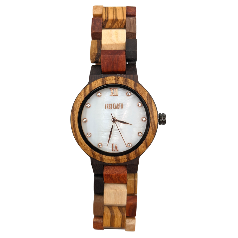 Wooden watch for women