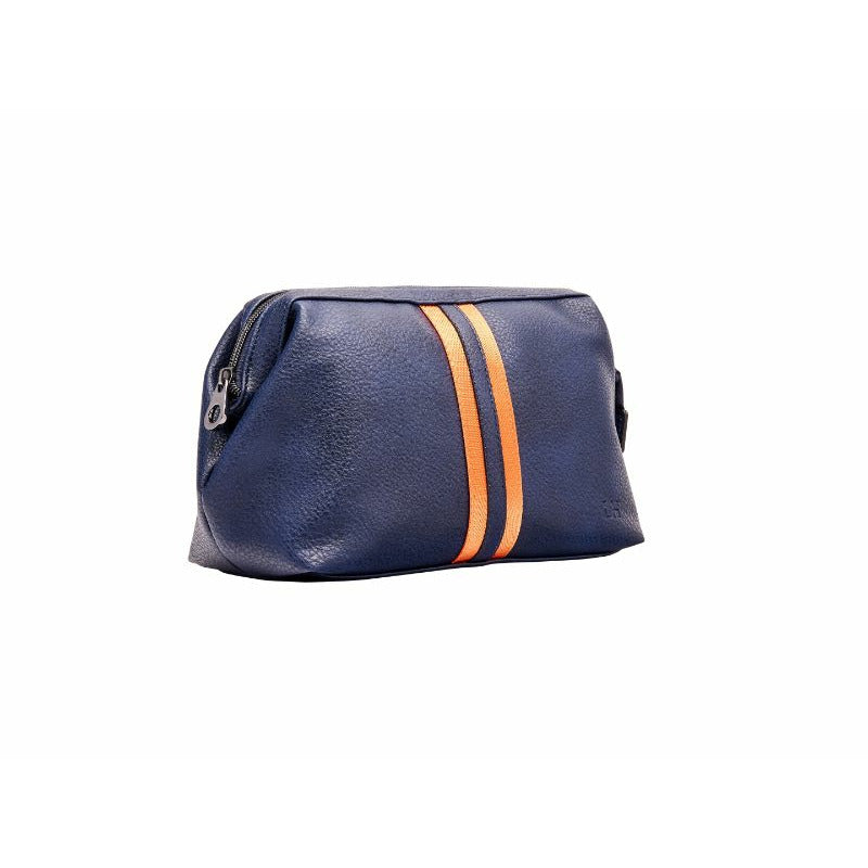 Dark Slate Gray Vegan Leather Toiletry Bag Louenhide