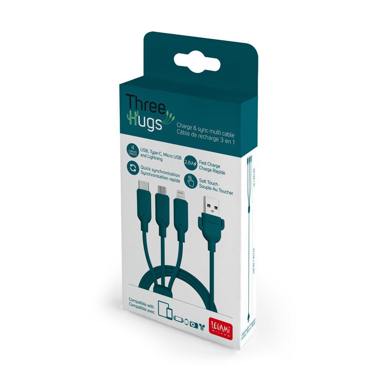 Light Gray Charging Adapter - Multi Charger Legami