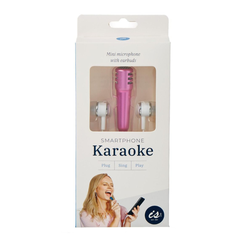 Light Gray Smart Phone Karaoke - Microphone & Earbuds IS Gifts