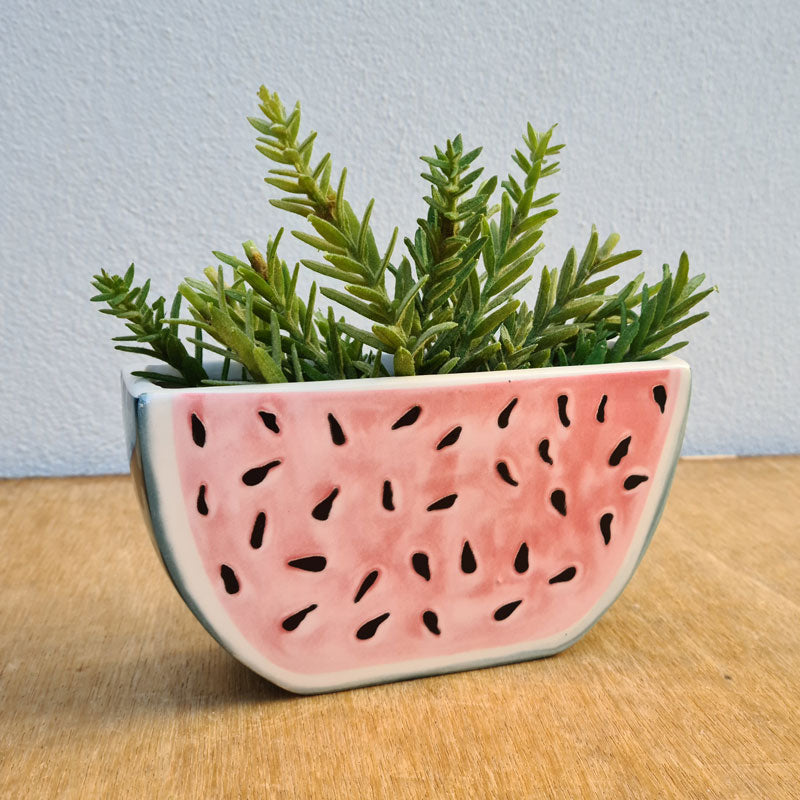 Ceramic Watermelon Planter