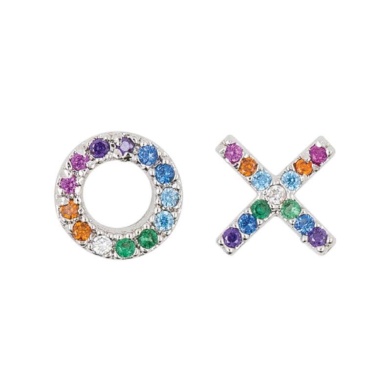 Diamante XO Rainbow Earrings