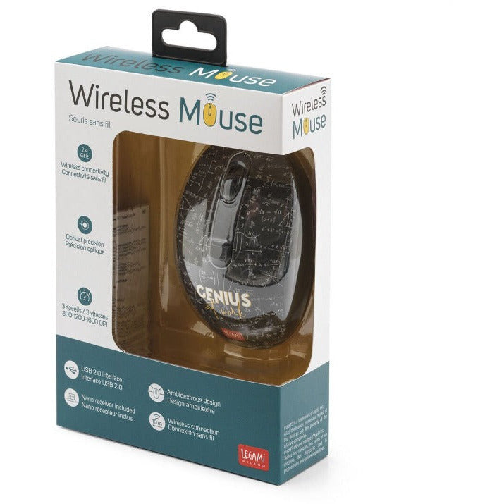 Dark Slate Gray Wireless Mouse - Genius Legami