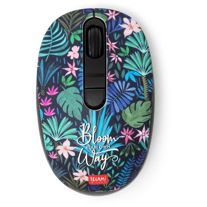 Dark Slate Gray Wireless Mouse - Flourish Legami