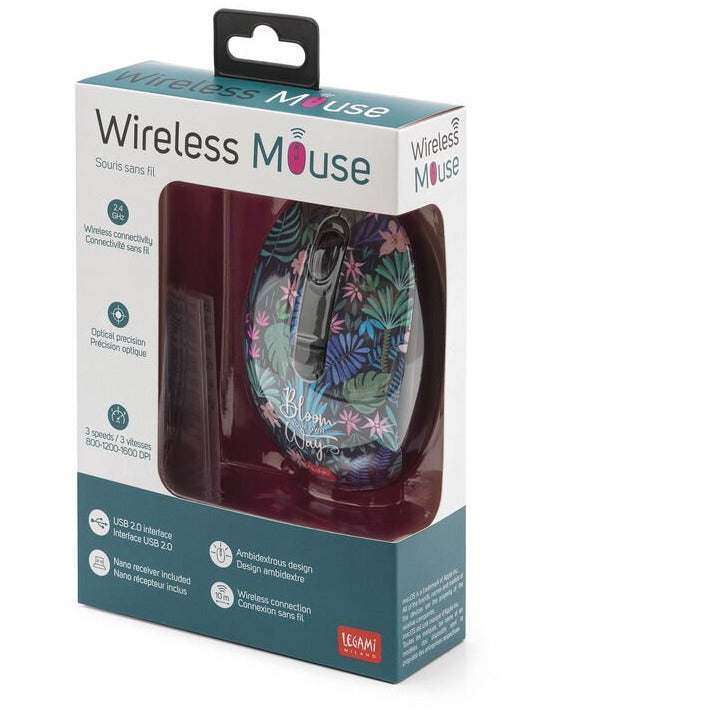 Dark Slate Gray Wireless Mouse - Flourish Legami