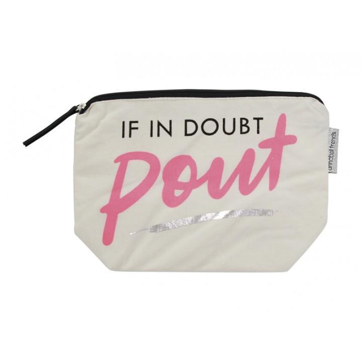 Gray Make Up Bag - Pout Annabel Trends