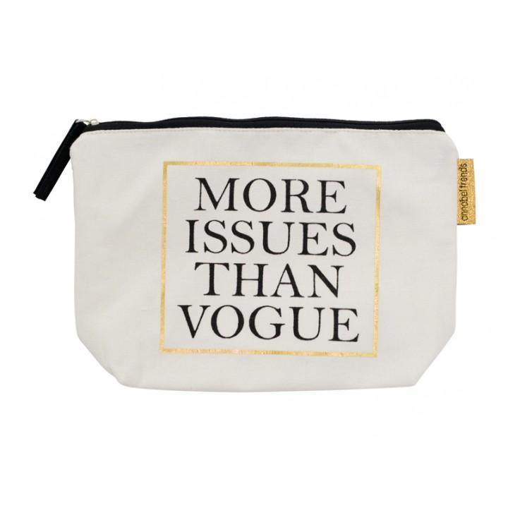 Light Gray Make Up Bag - Vogue Annabel Trends