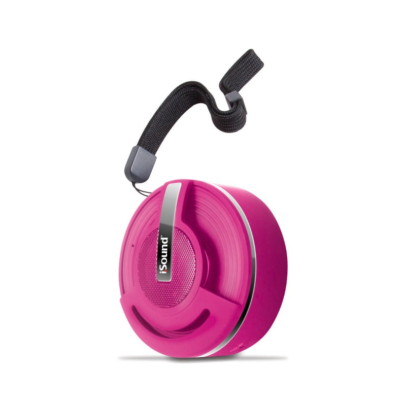 Pink iSound Hand On Bluetooth Speaker