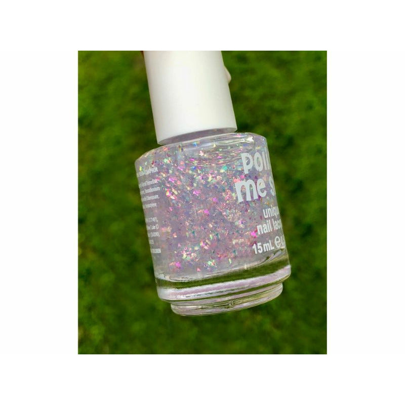 Gray Unicorn Tears Flakie Topcoats Nail Polish - 5 FREE Formulation Polish Me Silly