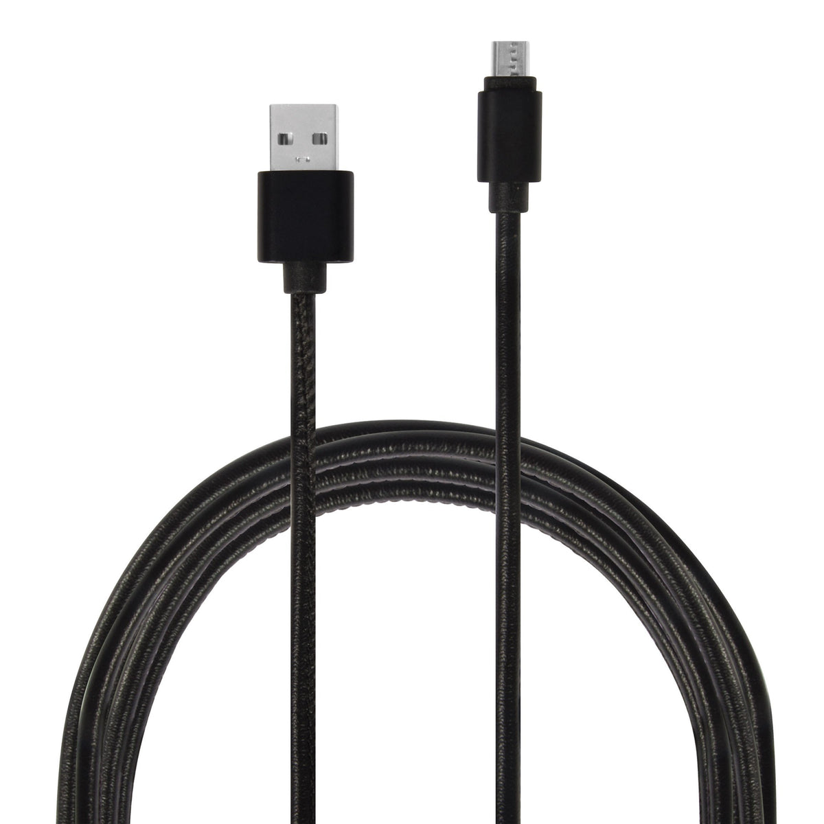 IS Gifts Mobile Phone Accessories Black / Micro USB (Android) Android/IOS PU Leather USB Charging Cable - 2mtr 838310042959 tween and teen