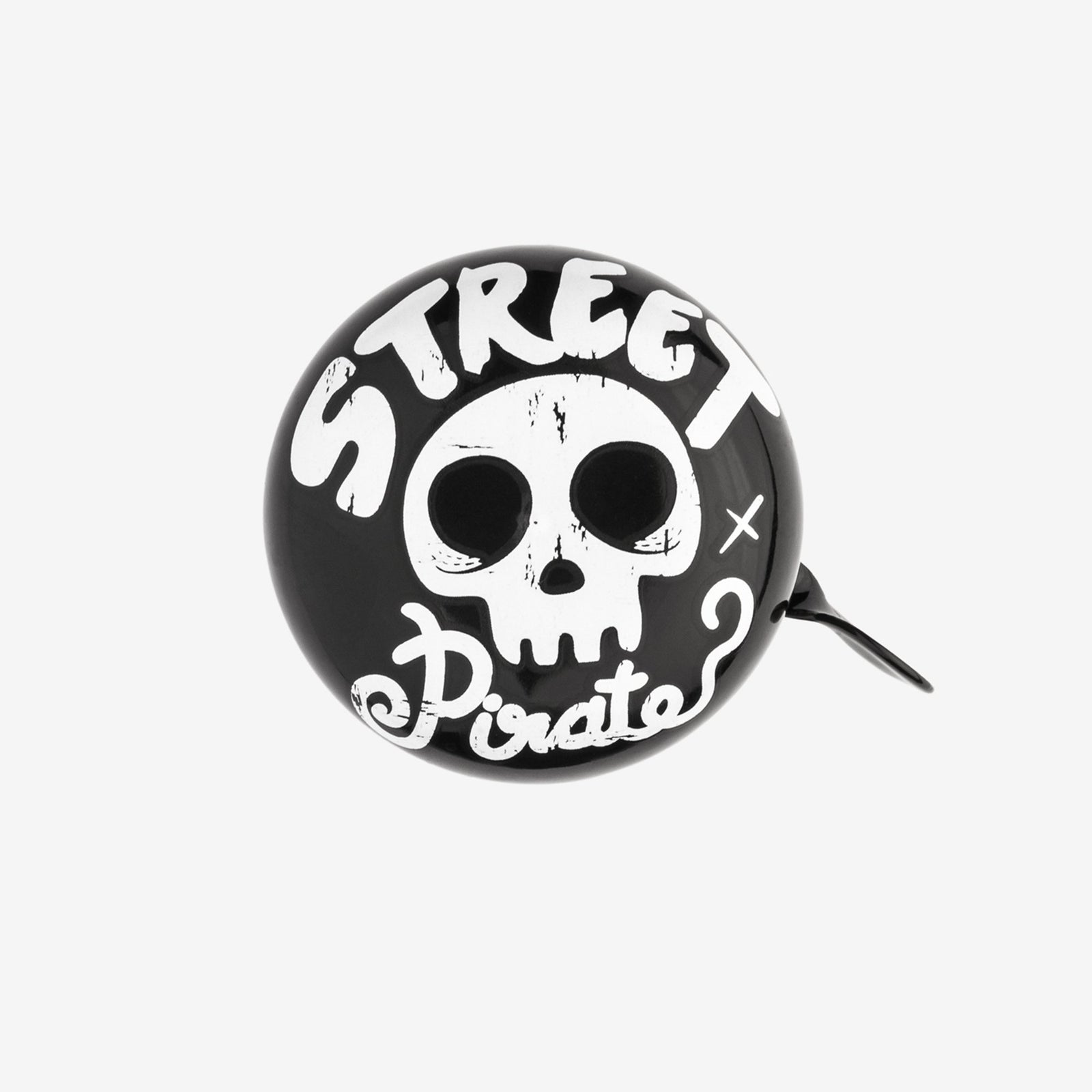 White Smoke Retro Bike Bell - Skull Legami
