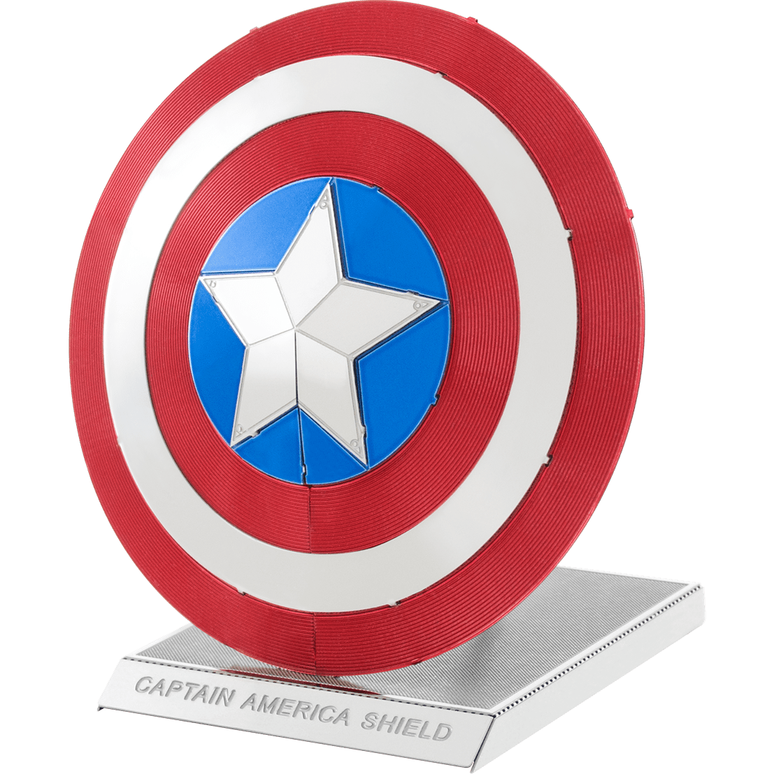 Light Gray Metal Earth Avengers Captain America's Shield Metal Earth