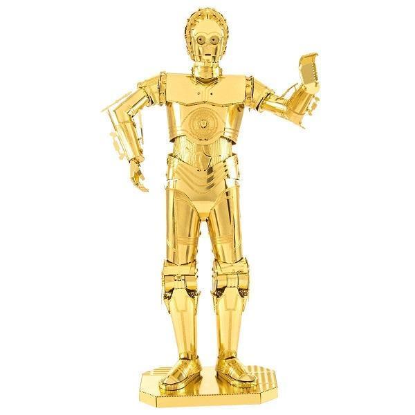 Light Goldenrod Metal Earth Star Wars C3PO Metal Earth