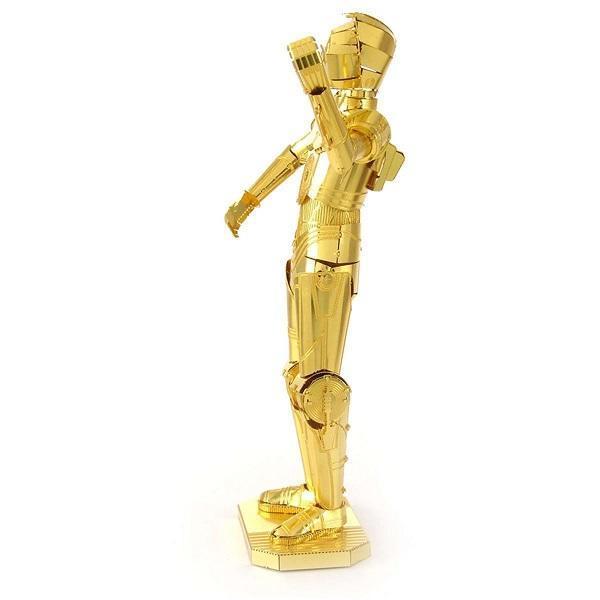 Light Goldenrod Metal Earth Star Wars C3PO Metal Earth