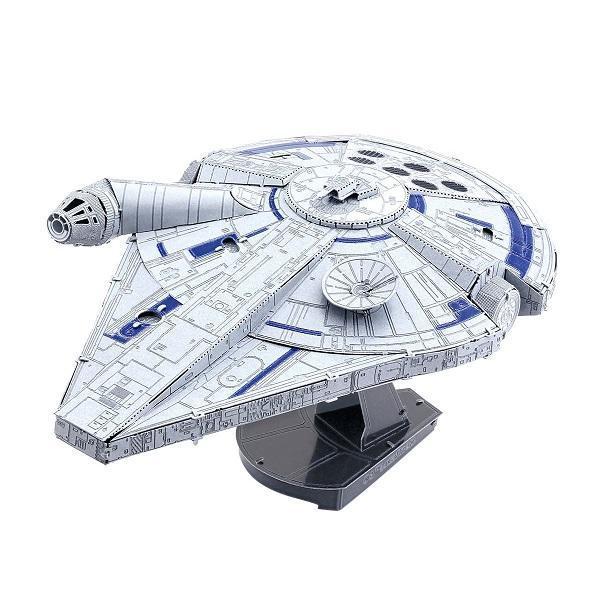 Light Gray Metal Earth Star Wars Lando's Millennium Falcon Metal Earth