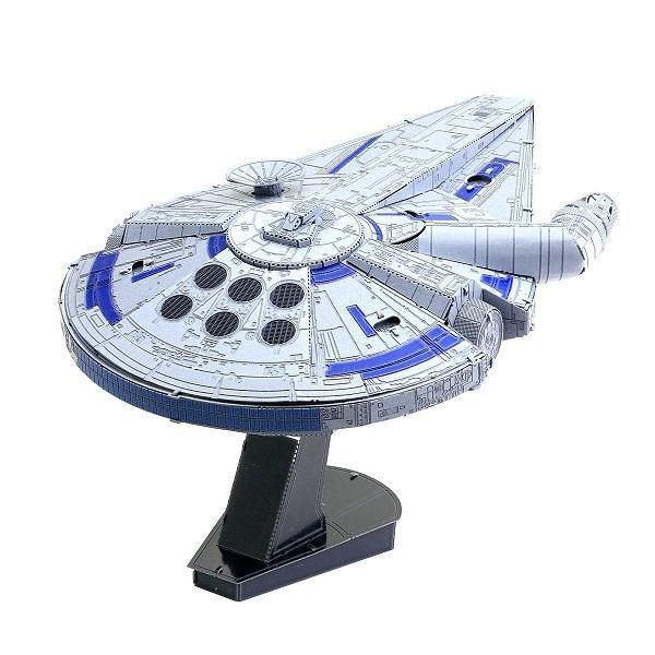 Light Gray Metal Earth Star Wars Lando's Millennium Falcon Metal Earth