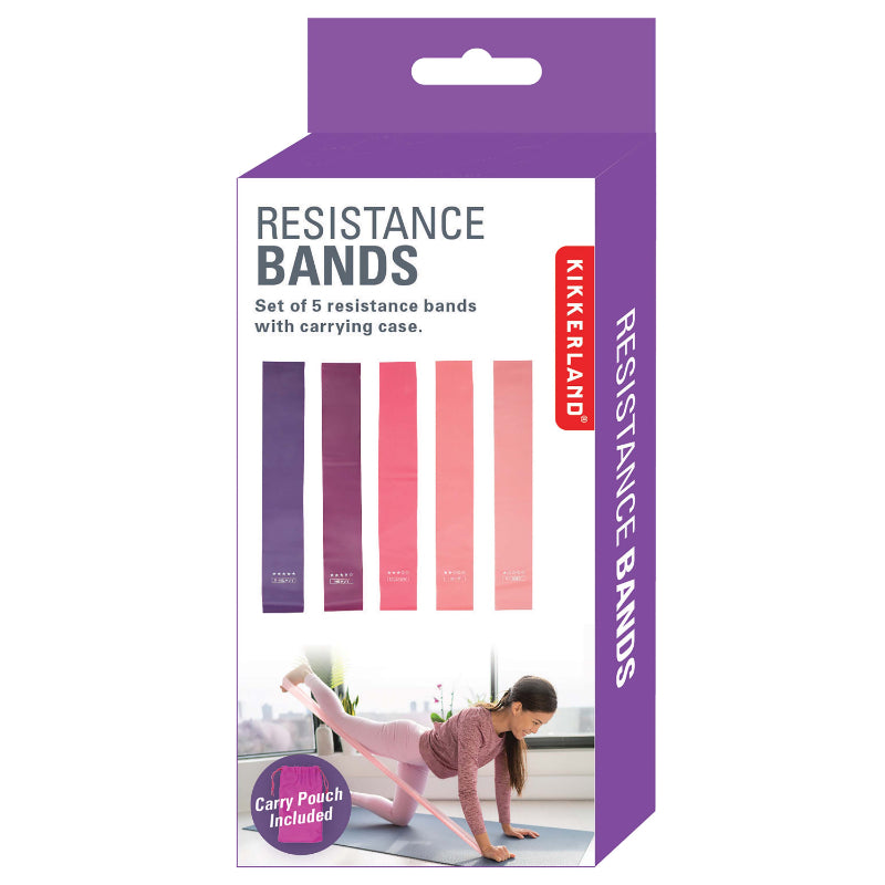 Slate Gray Resistance Bands Set Kikkerland