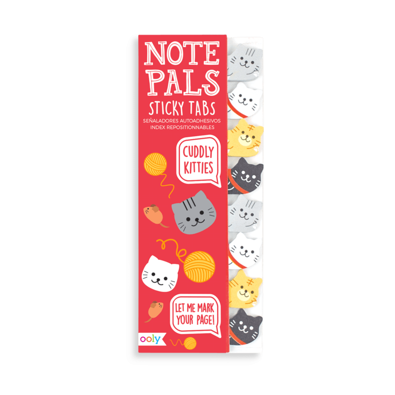 Ooly Stationery Cuddly Kitties Note Pals - Sticky Tabs tween and teen