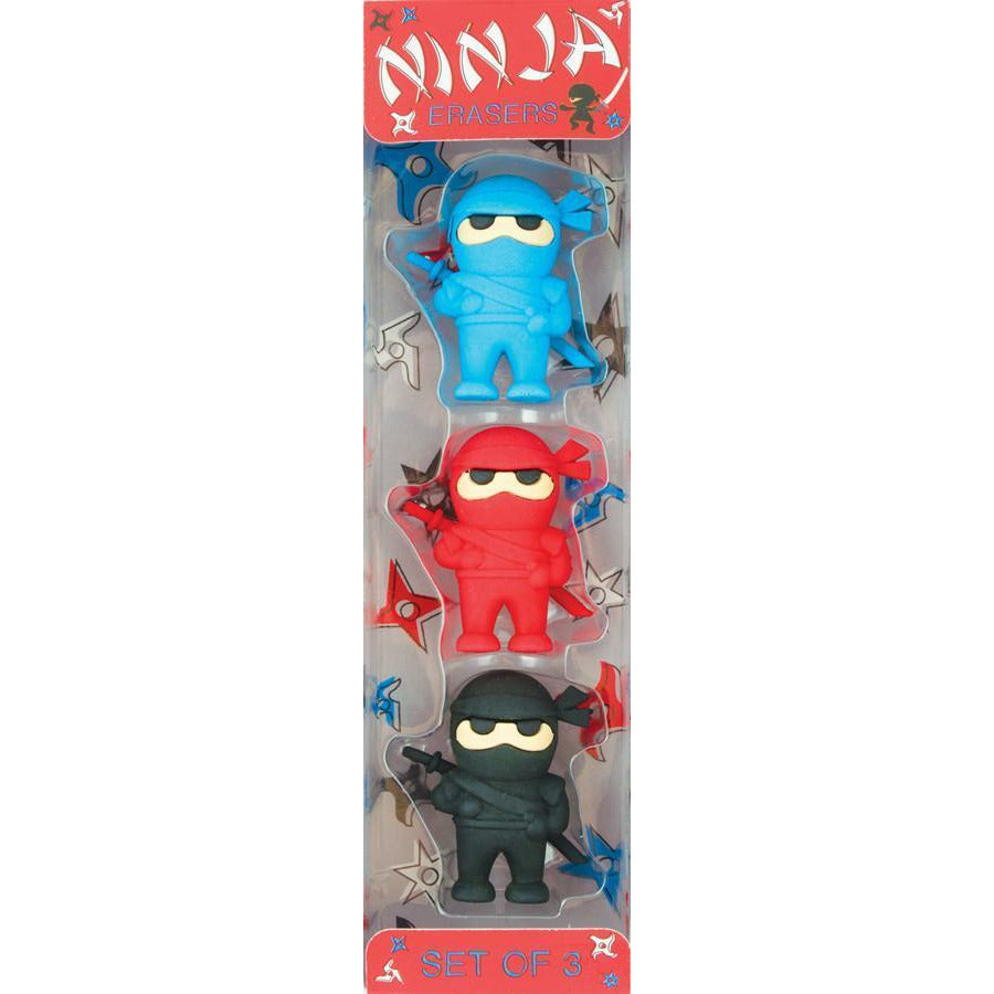 White Smoke Ninja Erasers Ooly