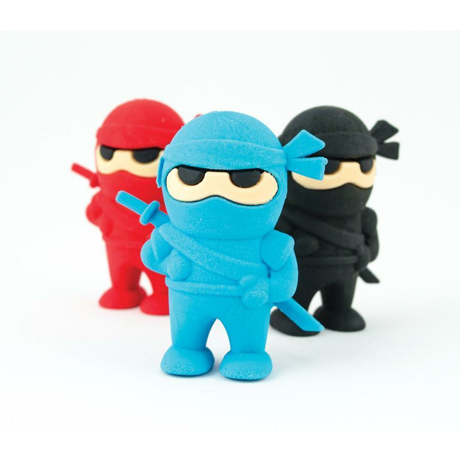 White Smoke Ninja Erasers Ooly