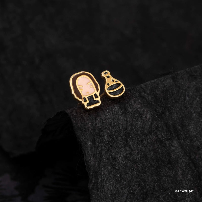 Snape and Potion Short Story Enamel Earrings