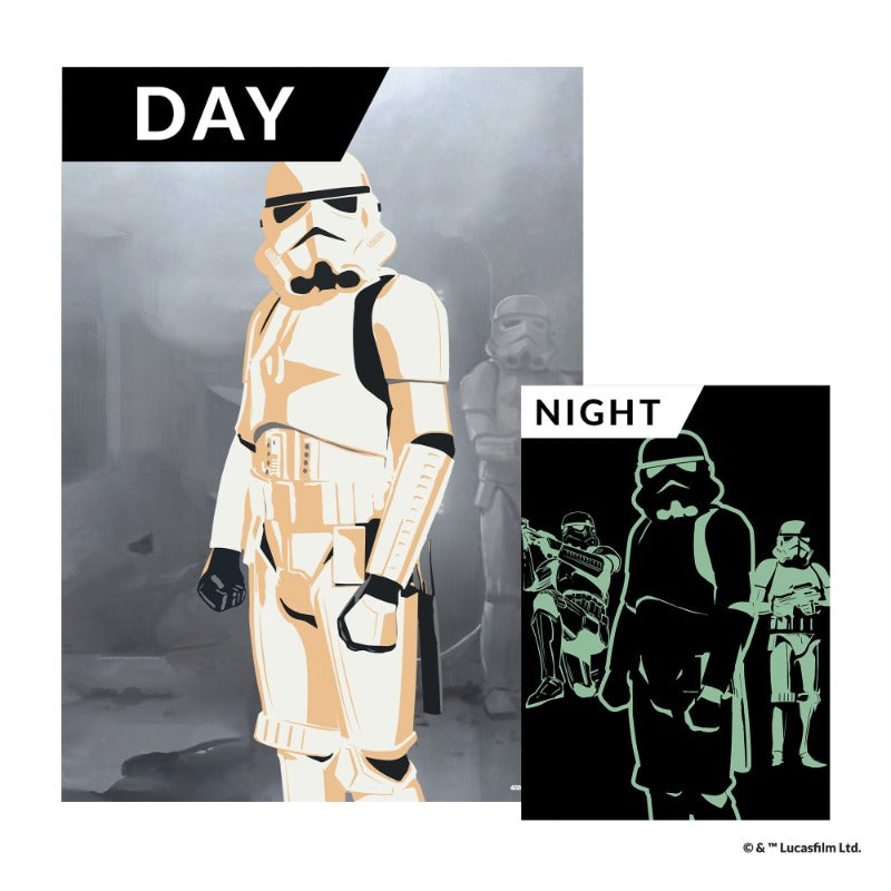 Stormtrooper Glow in Dark Poster from Short Story