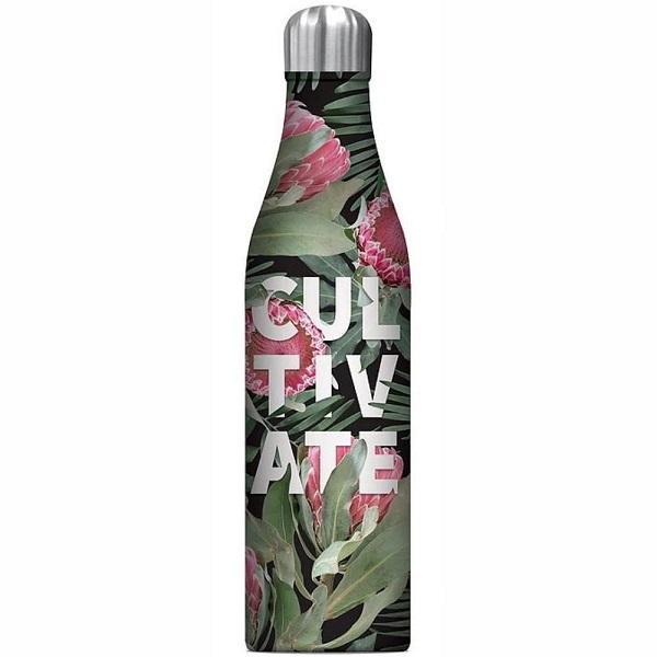 Large 750ml Stainless Steel Water Bottle - Cultivate Studio Oh Dim Gray