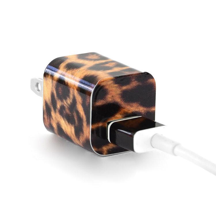 Tech Tattz Accessories Leopard Print Skins for iPhone Chargers 0720252999425 tween and teen