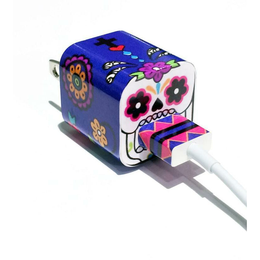 Tech Tattz Accessories Sugar Skull Skins for iPhone Chargers 0720252999319 tween and teen