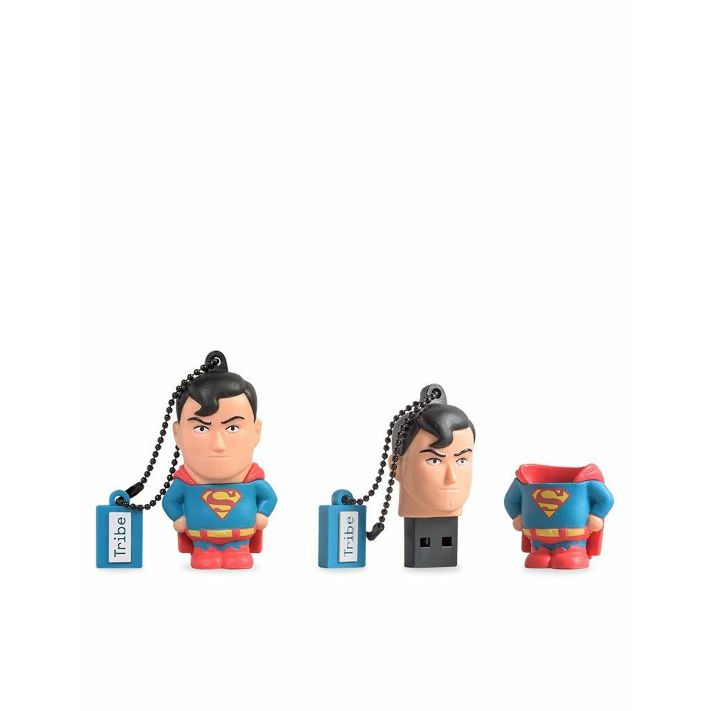 Tribe USB Flash Drives DC Comics Superman 16GB USB Flash Drive tween and teen