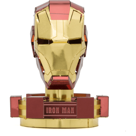 Brown Metal Earth Avengers Iron Man Helmet Metal Earth