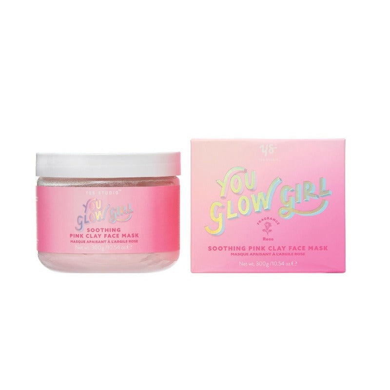 Light Pink Soothing Pink Clay Face Mask Yes Studio